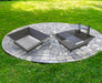Picture - 1. Square 41" fire pit, grill and bbq. DXF files for plasma, laser, CNC. Firepit.