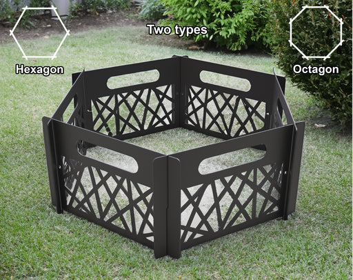 Picture - 1. Flat pack fire pit Abstraction for camping or backyard. DXF files for plasma, laser, CNC. Firepit.