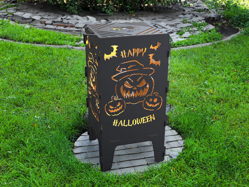 Picture - 1. Halloween fire pit, grill and bbq. DXF files for plasma, laser, CNC. Firepit.