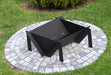 Picture - 1. Quadro M 31" fire pit for camping or backyard. DXF files for plasma, laser, CNC. Firepit.