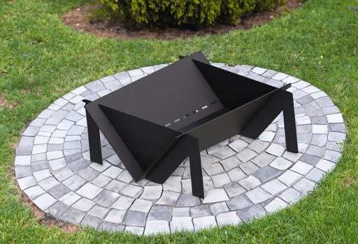 Picture - 1. Quadro M 31" fire pit for camping or backyard. DXF files for plasma, laser, CNC. Firepit.