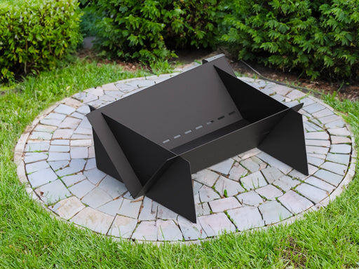 Picture - 1. Quadro 31" fire pit for camping or backyard. DXF files for plasma, laser, CNC. Firepit.