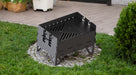 Picture - 1. Collapsible fire pit, grill and bbq. DXF files for plasma, laser, CNC. Firepit.