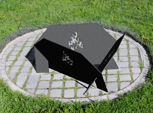 Picture - 1. Fire pit 24" V2 for camping or backyard. DXF files for plasma, laser, CNC. Firepit.