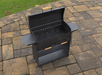Picture - 4. Collapsible grill with an ashtray and a lid. Files DXF, SVG for CNC, Plasma, Laser, Waterjet. Brazier. FirePit. Barbecue.