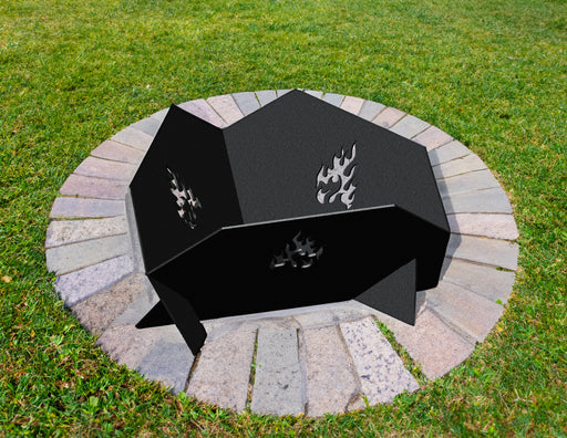 Picture - 1. Fire pit 39" V2 for camping or backyard. DXF files for plasma, laser, CNC. Firepit.