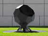 Picture - 1. Ball 28" V2 fire pit for camping or backyard. DXF files for plasma, laser, CNC. Firepit.