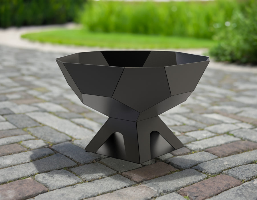 Picture - 1. Fire bowl, fire pit for camping or backyard. DXF files for plasma, laser, CNC. Firepit.
