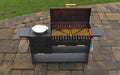 Picture - 7. Collapsible modern grill with stove. Files DXF, SVG for CNC, Plasma, Laser, Waterjet. Brazier. FirePit. Barbecue.