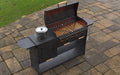 Picture - 8. Collapsible modern grill with stove. Files DXF, SVG for CNC, Plasma, Laser, Waterjet. Brazier. FirePit. Barbecue.