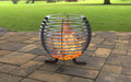 Picture - 2. Sphere Ball Fire pit. Files DXF, SVG for CNC, Plasma, Laser, Waterjet. Garden Fireplace. FirePit. Metal Art Decoration.