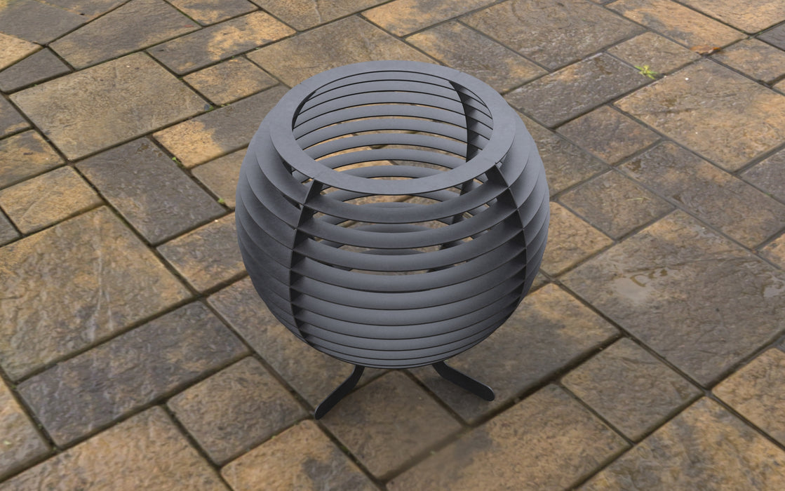 Picture - 6. Sphere Ball Fire pit. Files DXF, SVG for CNC, Plasma, Laser, Waterjet. Garden Fireplace. FirePit. Metal Art Decoration.