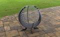 Picture - 4. Sphere Ball with a cutout. Files DXF, SVG for CNC, Plasma, Laser, Waterjet. Garden Fireplace. FirePit. Metal Art Decoration.