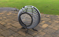 Picture - 7. Sphere Ball with round hole. Files DXF, SVG for CNC, Plasma, Laser, Waterjet. Garden Fireplace. FirePit. Metal Art Decoration.