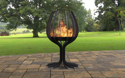 Picture - 2. Wineglass 59" Fire pit. Files DXF, SVG for CNC, Plasma, Laser, Waterjet. Garden Fireplace. FirePit. Metal Art Decoration.