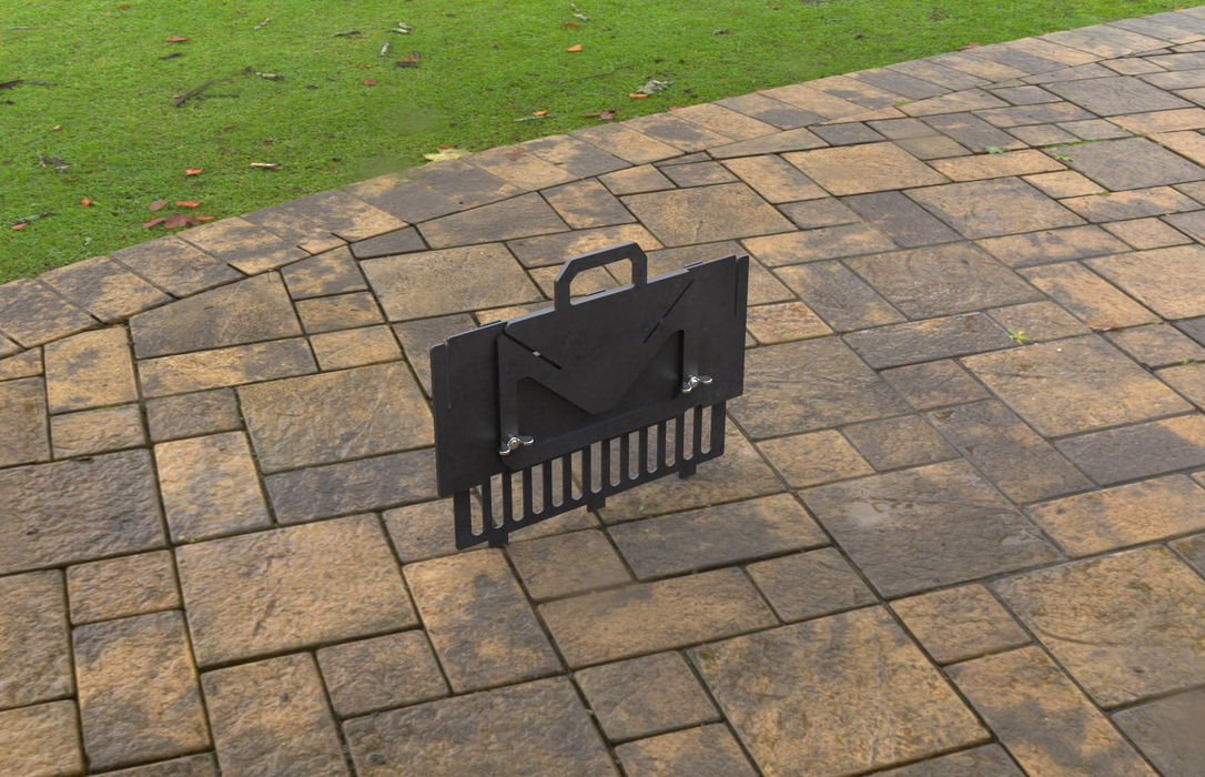 Picture - 9. Small Flat pack Fire Pit Grill. Files DXF, SVG for CNC, Plasma, Laser, Waterjet. Brazier. FirePit. Barbecue.