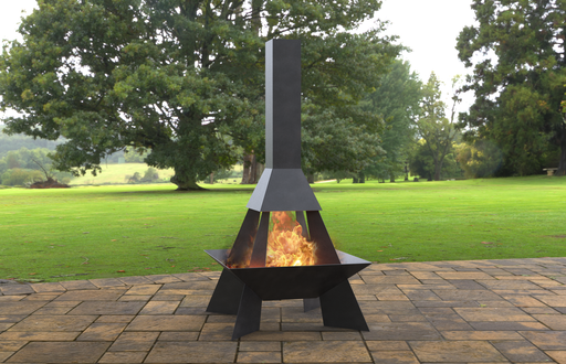 Picture - 1. Pyramid Rocket Big Fire Pit. Files DXF, SVG for CNC, Plasma, Laser, Waterjet. Garden Fireplace. FirePit. Metal Art Decoration.