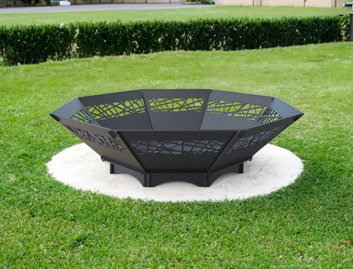 Picture - 1. Octagon V1 fire pit for camping or backyard. DXF files for plasma, laser, CNC. Firepit.
