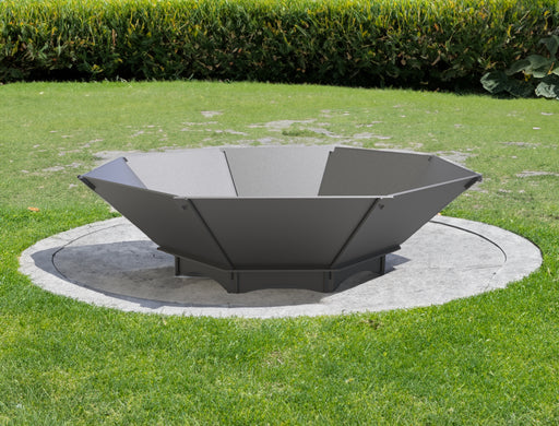 Picture - 1. Octagon V2 fire pit for camping or backyard. DXF files for plasma, laser, CNC. Firepit.
