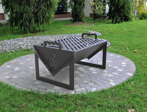 Picture - 1. Barbecue fire pit and grill V2. DXF files for plasma, laser, CNC. Firepit.