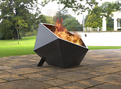 Picture - 2. Fireplace Fire pit with Legs. Files DXF, SVG for CNC, Plasma, Laser, Waterjet. Garden Fireplace. FirePit. Metal Art Decoration.