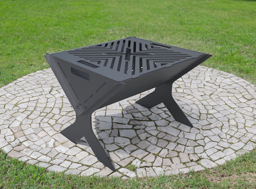 Picture - 1. X V2 fire pit, grill and bbq. DXF files for plasma, laser, CNC. Firepit.