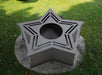 Picture - 1. Star fire pit, grill and bbq. DXF files for plasma, laser, CNC. Firepit.