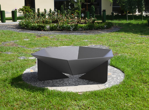 Picture - 1. Hexagon V4 fire pit for camping or backyard. DXF files for plasma, laser, CNC. Firepit.