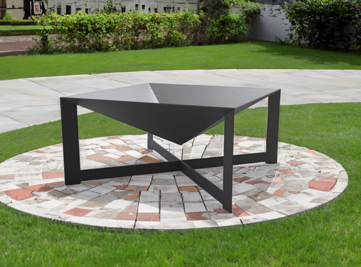 Picture - 1. Square fire pit for camping or backyard. DXF files for plasma, laser, CNC. Firepit.