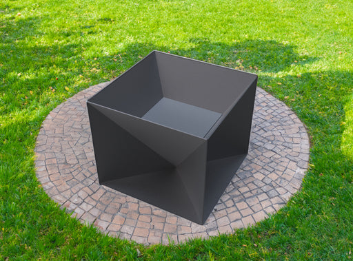 Picture - 1. Cube fire pit for camping or backyard. DXF files for plasma, laser, CNC. Firepit.