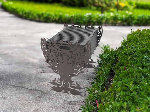 Picture - 1. Fenix fire pit, grill and bbq. DXF files for plasma, laser, CNC. Firepit.