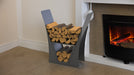 Picture - 1. Firewood Rack V1, Portable fire log rack. DXF files for plasma, laser, CNC. Firewood holder for indoors.