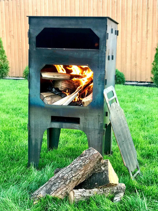 Picture - 1. Pizza oven. DXF files for plasma, laser, CNC. Outdoor pizza.