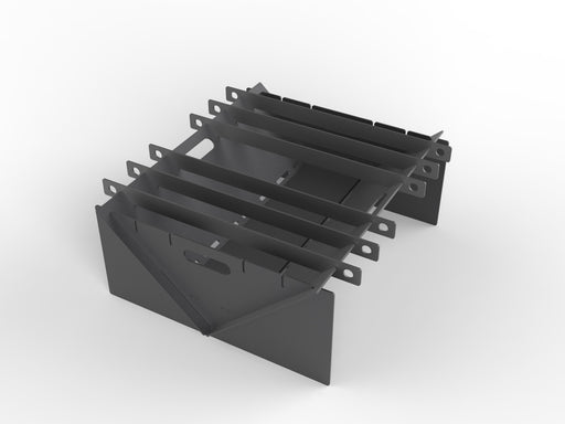 Picture - 2. Foldable fire pit for camping or backyard. DXF files for plasma, laser, CNC. Firepit.