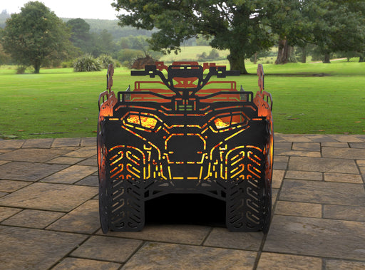 Picture - 1. All-terrain vehicle ATV Fire Pit Grill. Files DXF, SVG for CNC, Plasma, Laser, Waterjet. Brazier. FirePit. Barbecue.