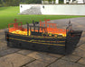 Picture - 1. Boat Fire Pit Grill. Files DXF, SVG for CNC, Plasma, Laser, Waterjet. Brazier. FirePit. Barbecue.