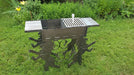 Picture - 4. Lion fire pit, grill and bbq. DXF files for plasma, laser, CNC. Firepit.