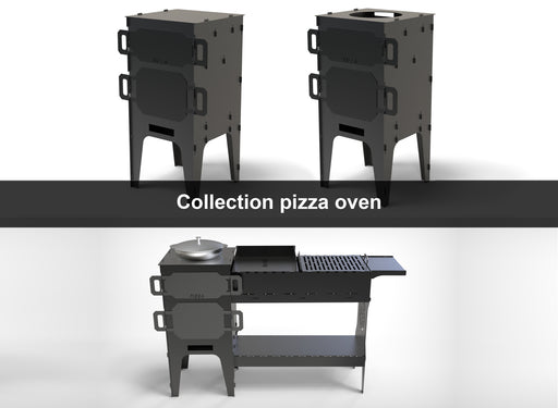 Picture - 1. Collections Pizza oven. DXF files for plasma, laser, CNC. Outdoor pizza.