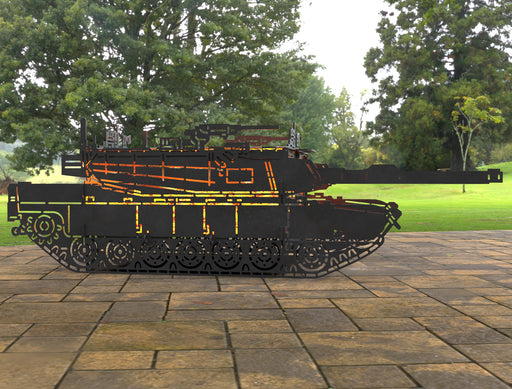 Picture - 2. Tank length 60" Fire Pit Grill. Files DXF, SVG for CNC, Plasma, Laser, Waterjet. Brazier. FirePit. Barbecue.