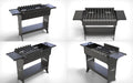 Picture - 5. Automatic skewers barbecue Eco 70. Portable Bbq, Grill for Camping. DXF files for plasma, laser, CNC.