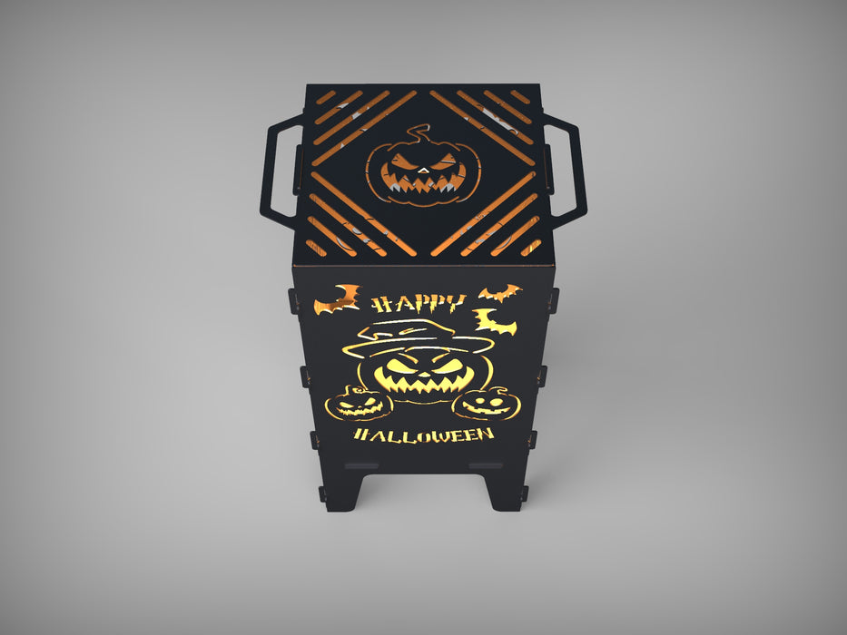 Picture - 6. Halloween fire pit, grill and bbq. DXF files for plasma, laser, CNC. Firepit.