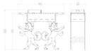 Picture - 10. Lion fire pit, grill and bbq. DXF files for plasma, laser, CNC. Firepit.