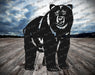 Picture. Bear V10. Metal art DXF files for plasma, laser, CNC, waterjet. Home wall vector art.