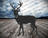 Picture. Deer V1. Metal art DXF files for plasma, laser, CNC, waterjet. Home wall vector art.