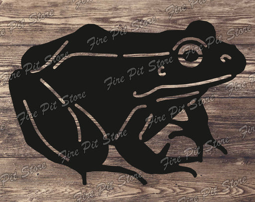 Picture.  Frog. Metal art DXF files for plasma, laser, CNC, waterjet. Home wall vector art.