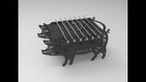 Video - 1. Pig Fire Pit Grill. Files DXF, SVG for CNC, Plasma, Laser, Waterjet. Brazier. FirePit. Barbecue.