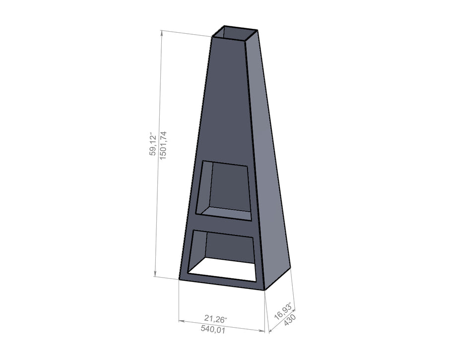 download dxf, svg drawings patio heater