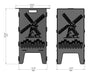 Picture - 6. Mill fire pit, grill and bbq. DXF files for plasma, laser, CNC. Firepit.
