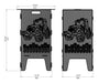 Picture - 6. Tractor fire pit, grill and bbq. DXF files for plasma, laser, CNC. Firepit.
