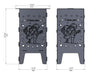 Picture - 7. Romantic fire pit, grill and bbq. DXF files for plasma, laser, CNC. Firepit.